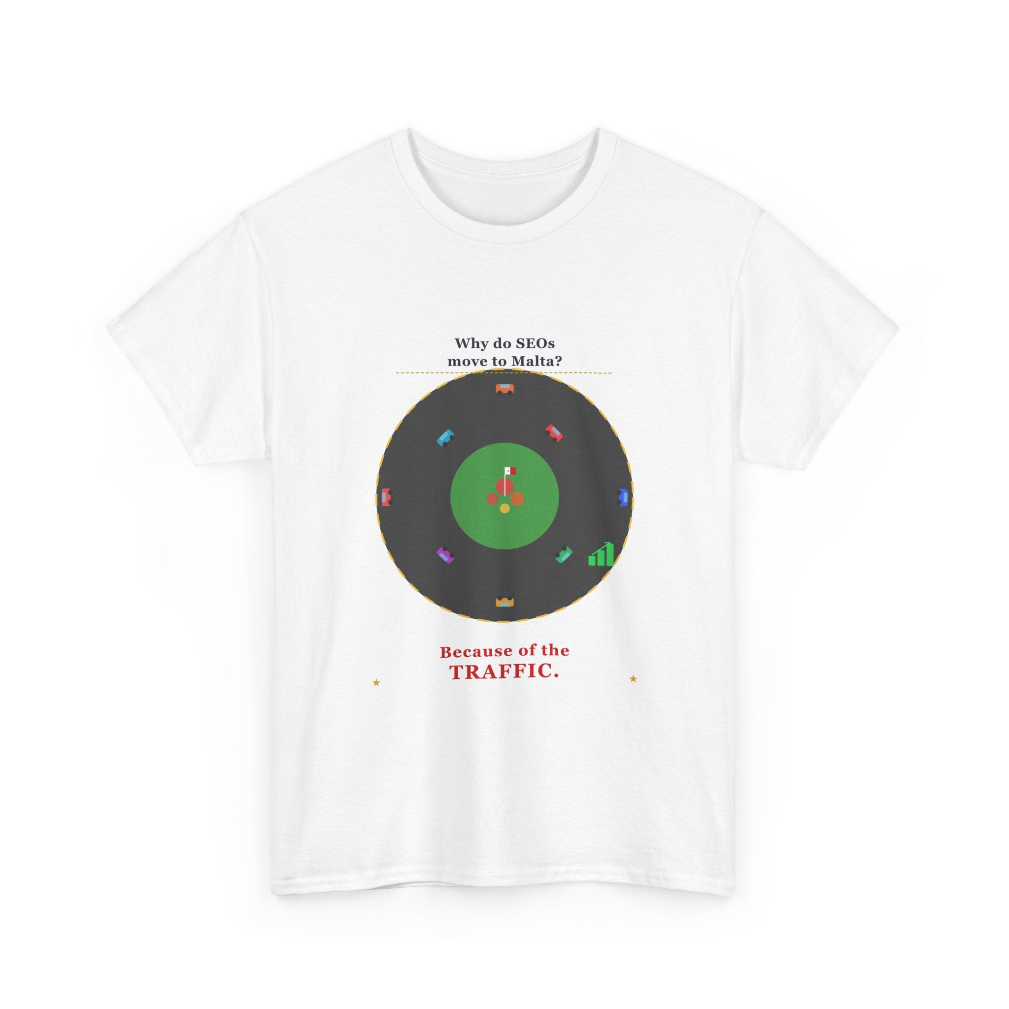 T-Shirt - Why do SEOs move to Malta?