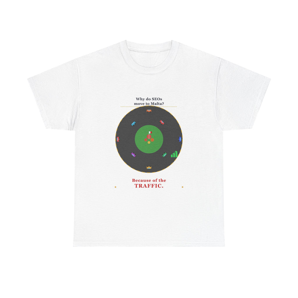T-Shirt - Why do SEOs move to Malta?